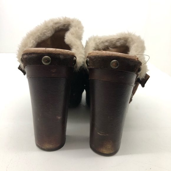 Jessica Simpson Brown city cat platform clog mules - Picture 4 of 8